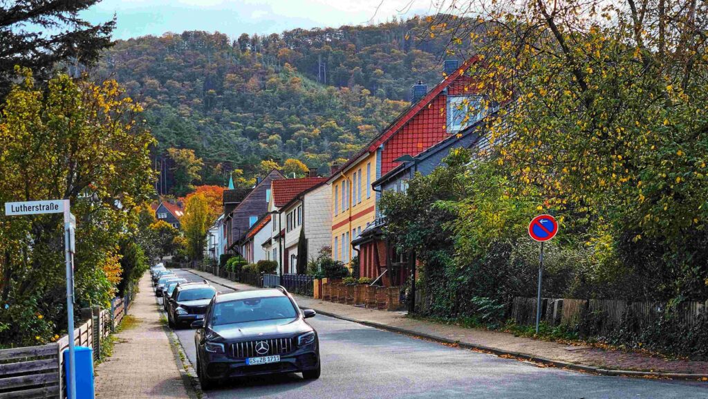 Reischauerstraße mit Link zur Natur